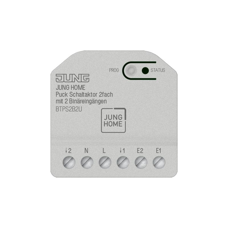 Jung - Module actionneur 2 sorties + 2 entrées binaires, encastrable / JUNG HOME