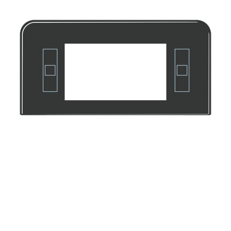 Jung - Enjoliveur pour écran thermostat Art. N°: CD4093TSA.. F40 / CD500 Noir