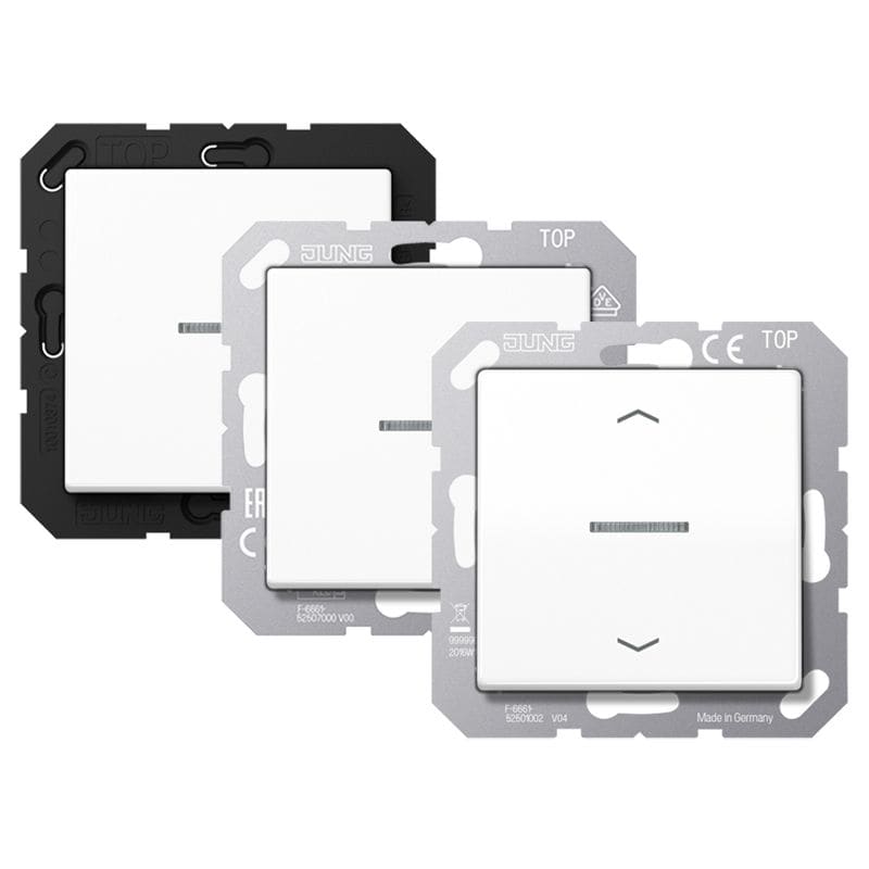 Jung - Kit Eclairage et VR-Store JUNG HOME / Série A500 Blanc