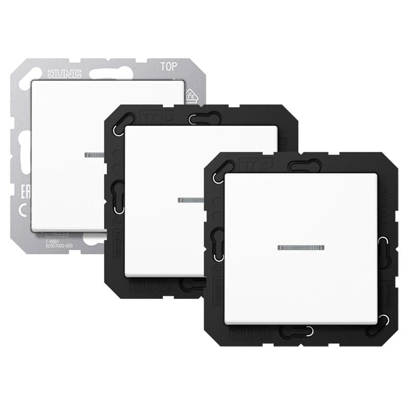 Jung - Kit 1 circuit d'éclairage JUNG HOME / Série A500 Blanc