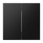 Jung - Bouton poussoir MATTER 2 voies, 4 canaux / LS 990 Noir Mat