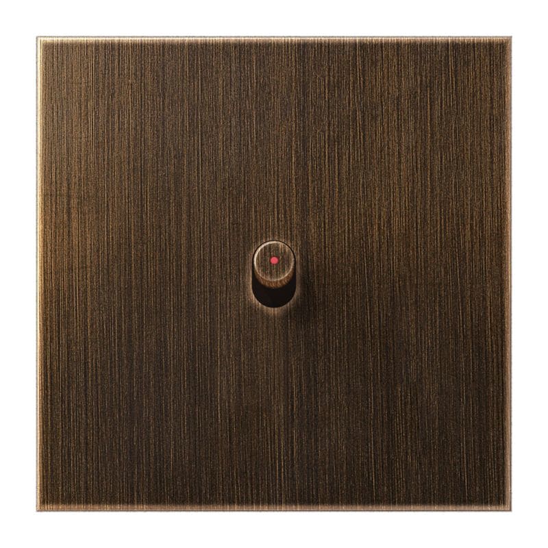 Jung - Enjo simple à voyant avec 1 levier Cône / LS 1912 Laiton Ancien