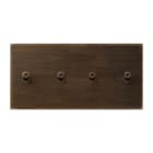 Jung - Enjoliveur 2 modules horizontal avec 2+2 lev Cylindre / LS 1912 Laiton Ancien