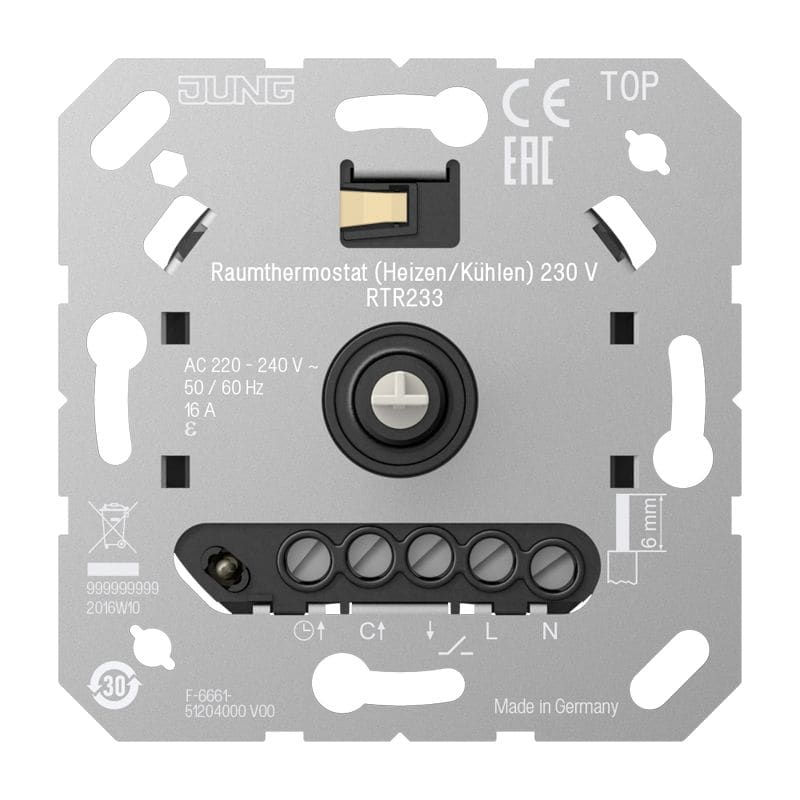 Jung - Méc. Thermostat CH 1/O