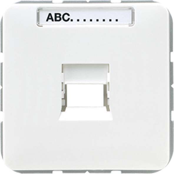 Jung - Enjoliveur pour noyau Modulear-Jack / CD 500 Blanc