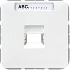 Jung - Enjoliveur pour noyau Modulear-Jack / CD 500 Blanc