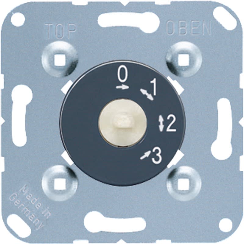Jung - Inter rotatif, 3 positions 16AX 250V unipolaire