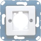 Jung - Enjoliveur pour connecteur HP / 50x50 mm Blanc