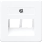 Jung - Enjoliveur pour mécanismes IAE/UAE / 50x50 mm Blanc