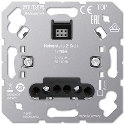 Jung - Méc satellite 2 fils pour méca variapush 17?