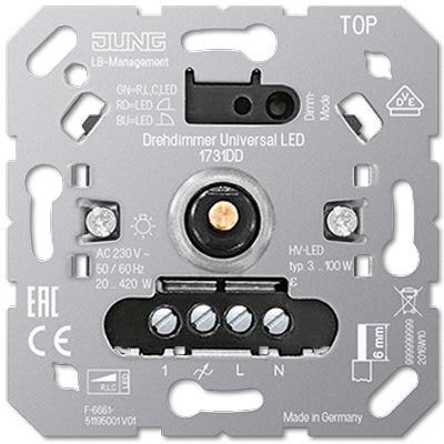 Jung - Méc varot univ LED enc / JUNG HOME - KNX RF