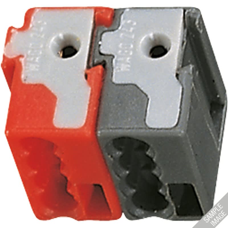 Jung - Connecteur de fin et de dérivation / Jaune-Blanc