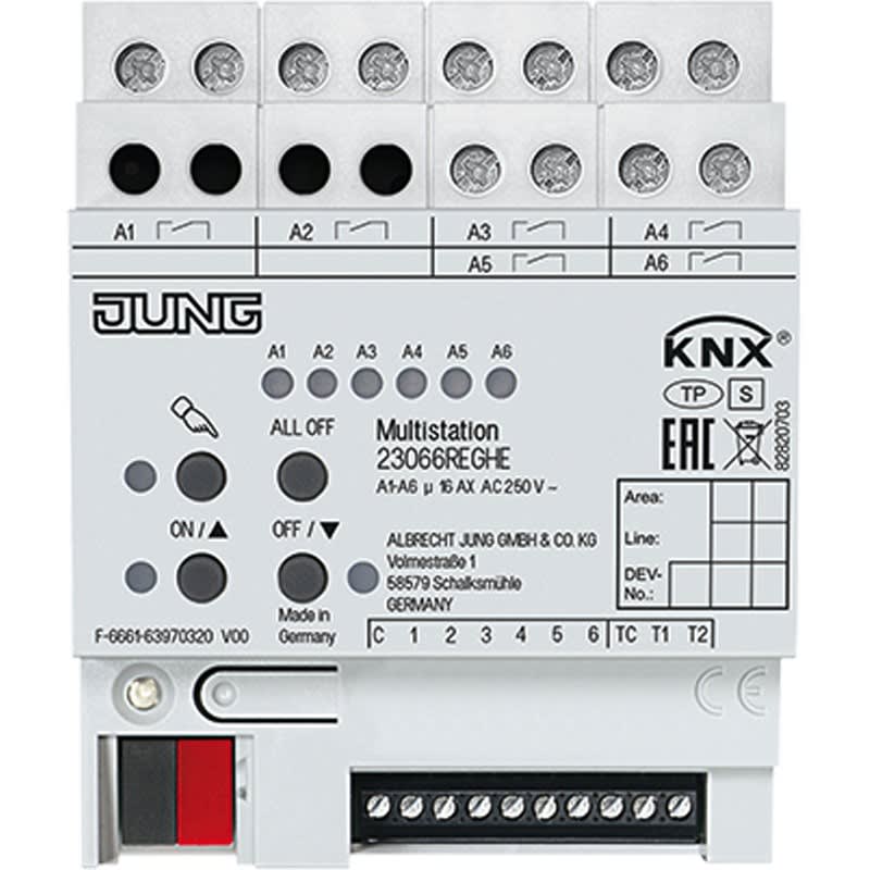 Jung - KNX Multistation 6S/6E + régulateur / Modulaire