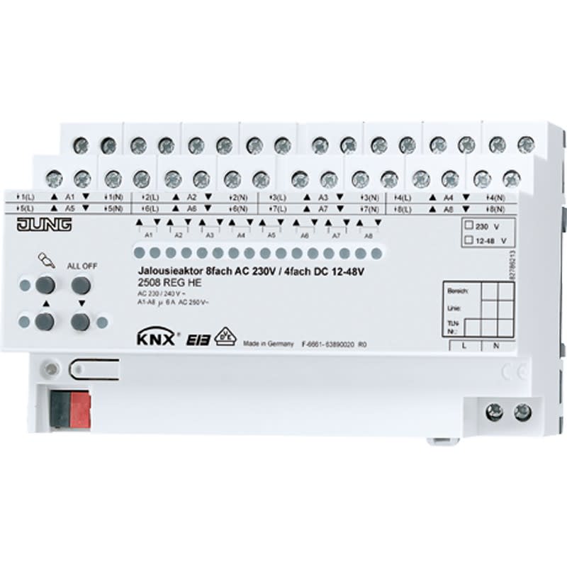 Jung - Actionneur VR-Store 8 voies AC 110-230 V, MOD