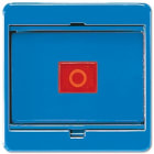 Jung - Enjoliveur de finition Enjoliveur bris de glace CD 500 Bleu