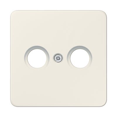 Jung - Enjoliveur pour prise TV-FM - CD 500 Ivoire