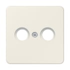 Jung - Enjoliveur pour prise TV-FM - CD 500 Ivoire