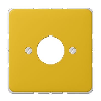 Jung - Enjoliveur pour auxiliaire 22,5 mm / CD 500 Jaune