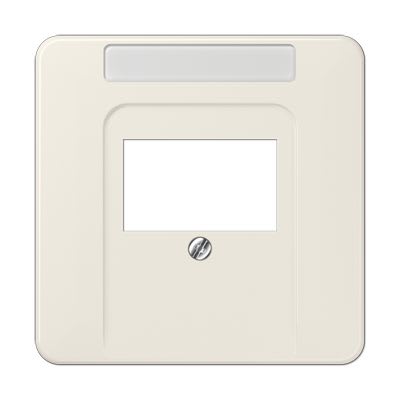 Jung - Enjoliveur avec porte étiquette pour mécanisme TAE / CD 500 Ivoire