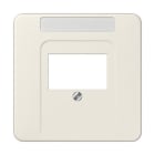 Jung - Enjoliveur avec porte étiquette pour mécanisme TAE / CD 500 Ivoire