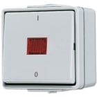Jung - Interrupteur à témoin 10 AX 250 V ~ / WG 600 Gris
