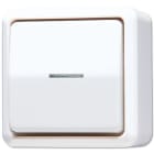 Jung - Interrupteur à témoInterrupteur 10 AX 250 V ~ / AP 600 Blanc