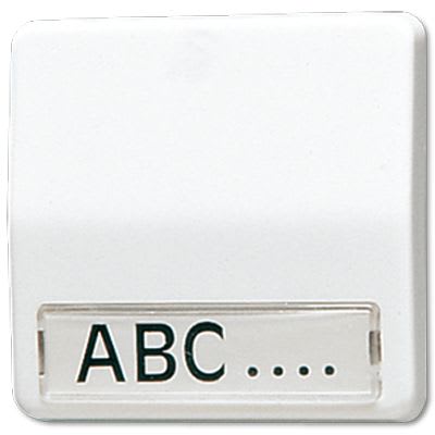 Jung - Enjoliveur simple touche avec porte étiquette