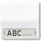 Jung - Enjoliveur simple touche avec porte étiquette