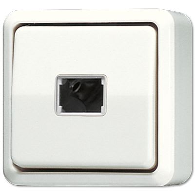 Jung - Poussoir 10 AX 250 V ~ (sans symbole) / AP 600