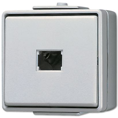 Jung - Poussoir 1 pole 10 AX 250 V ~ sans symbole / WG 600
