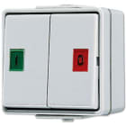 Jung - Double Bouton Poussoir 10 AX 250 V ~ / WG 600