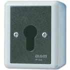 Jung - Interrupteur à clé IP 44 sailie / WG 800 Gris