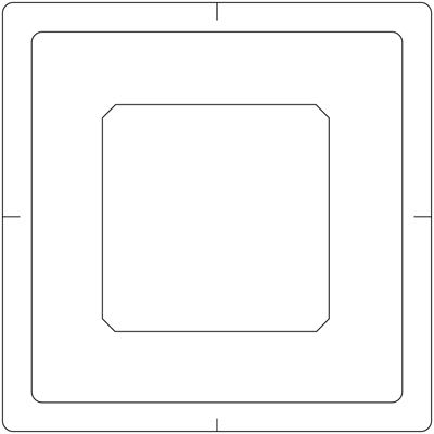 Jung - Support autocollant pour émetteur mural RF