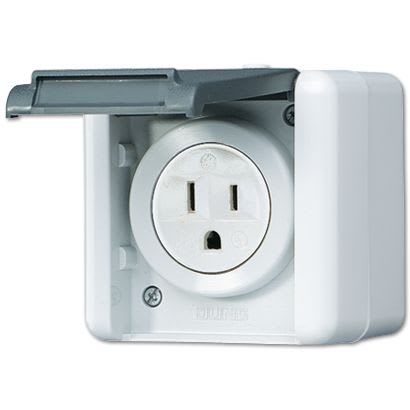 Jung - Prise US-Norm NEMA 15 Ampères / WG 800 IP44