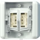 Jung - Bonton poussoir BCU 2 voies KNX, version BP 4 appuis / WG 800