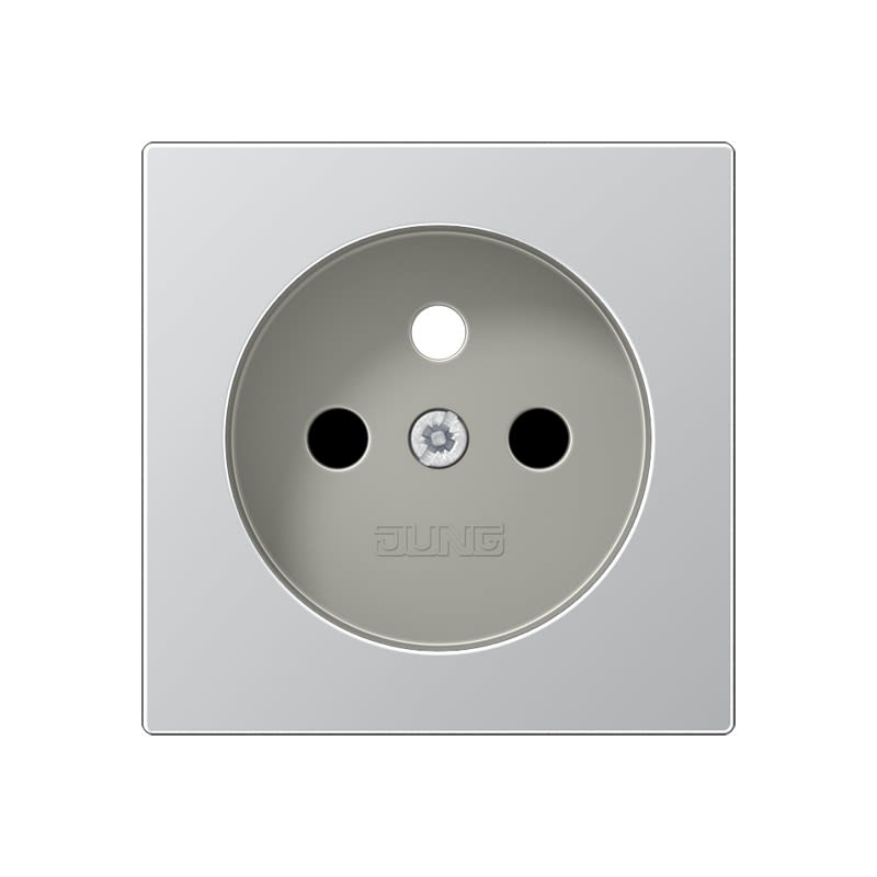 Jung - Enjo pour prise standard Franco/Belge / A500 Aluminium