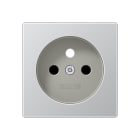 Jung - Enjo pour prise standard Franco/Belge / A500 Aluminium