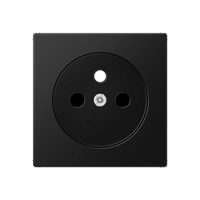 Jung - Enjo prise de courant 2P+T / A 500 noir mat pour mécanisme 152...x