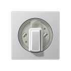 Jung - Enjo pour interrupteur rotatif / A500 Aluminium