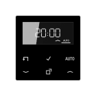 Jung - Timer standard avec afficheur / A 500 verre noir