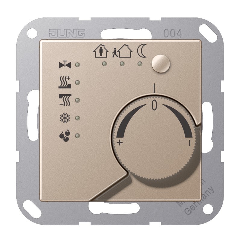 Jung - KNX Régulateur chauffage et climatisation / A 500 Champagne