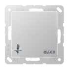 Jung - Régulateur KNX borgne avec entrée binaire 4E / A 500 Aluminium