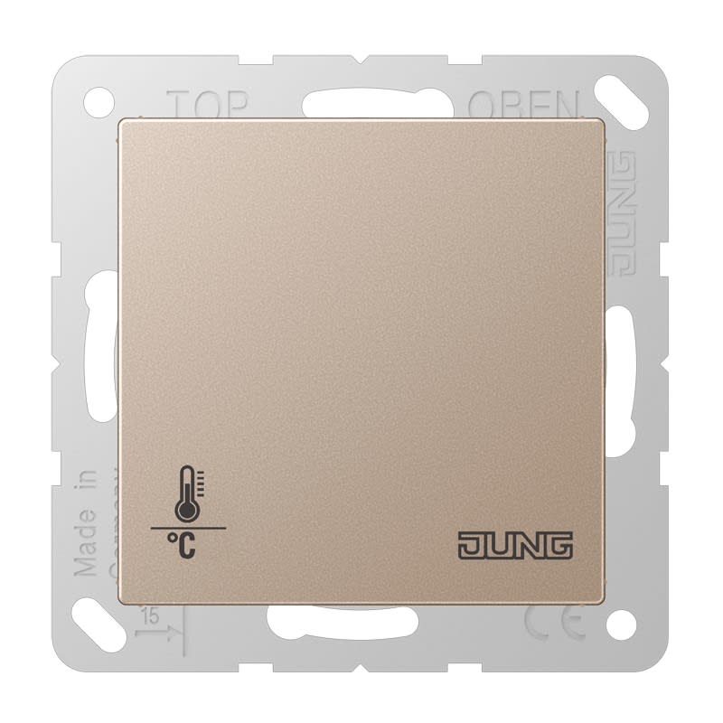 Jung - Régulateur KNX borgne avec entrée binaire 4E / A 500 Champagne