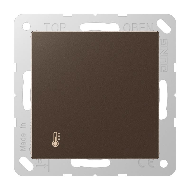 Jung - Régulateur KNX borgne avec entrée binaire 4E / A 500 Moka