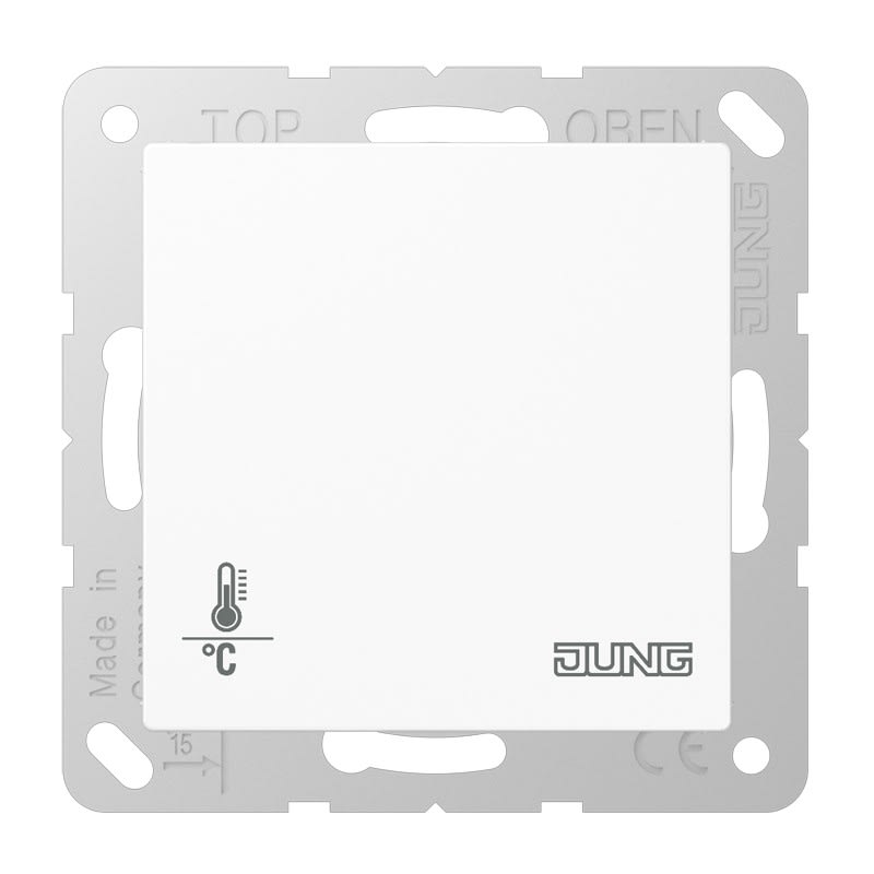 Jung - Régulateur KNX borgne avec entrée binaire 4E / A 500 Blanc