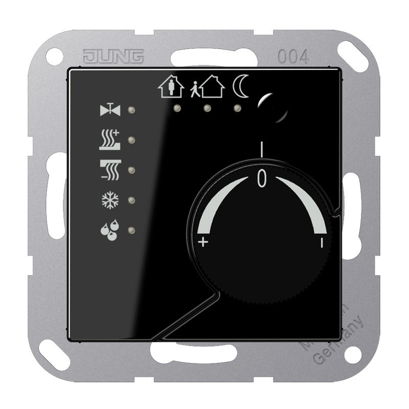 Jung - Régulateur KNX avec entrée binaire / A 500 Noir