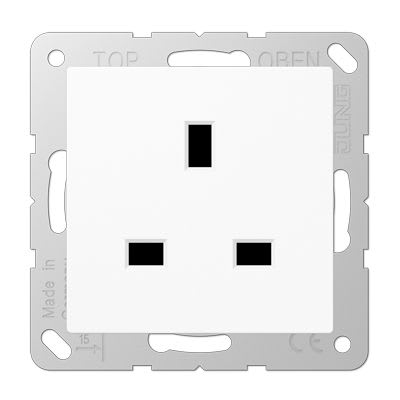 Jung - Prise de courant British standard / A 500 Blanc