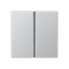 Jung - Kit touche complet 2 voies platine F40 / A 500 Aluminium