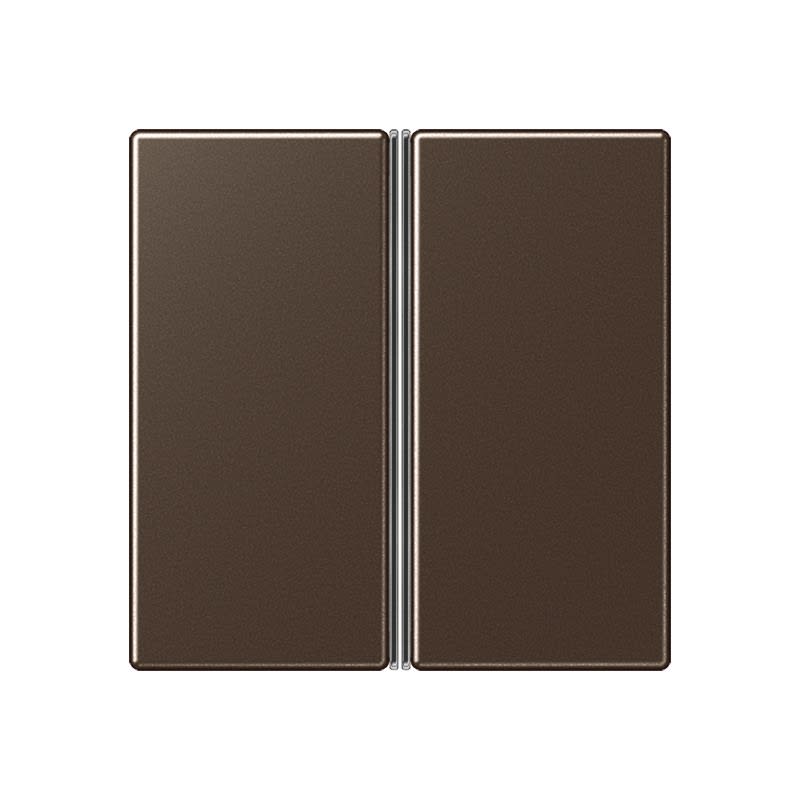Jung - Kit touche complet 2 voies platine F40 / A 500 Moka