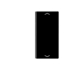 Jung - Touche 2 voies avec flèches platine F40 / A 500 Noir